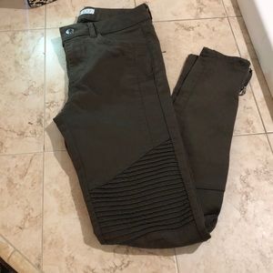 Zara Dark Green Jeans NWT